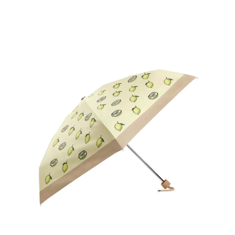 Coach silver & Lemon 🍋 pattern UV protect   Compact Umbrella